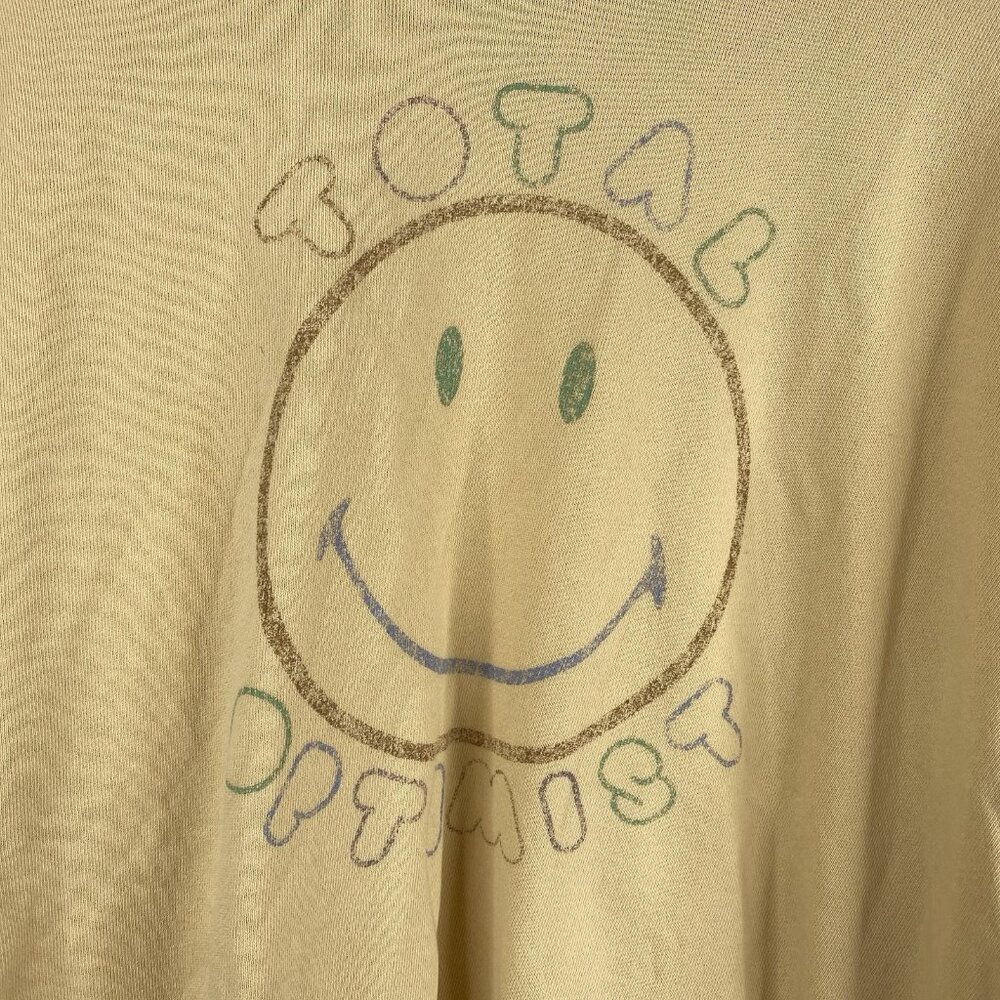 Aerie Butter Yellow Total Optimist Oversized Crew Neck Sweatshirt - Size XL - Picture 4 of 8